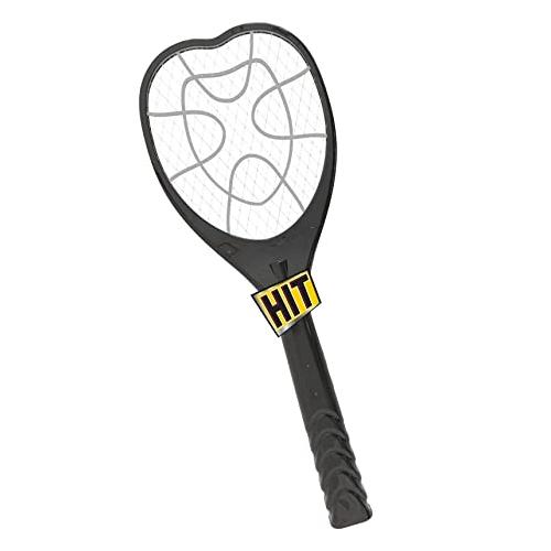 HIT Anti Mosquito Racquet Rechargeable Insect Killer Bat With LED Light Black