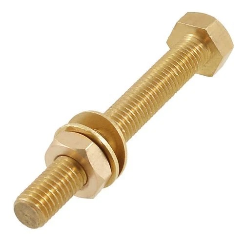 Brass Brass Nut Bol Washer 8mmx2.5Inch 1Pcs