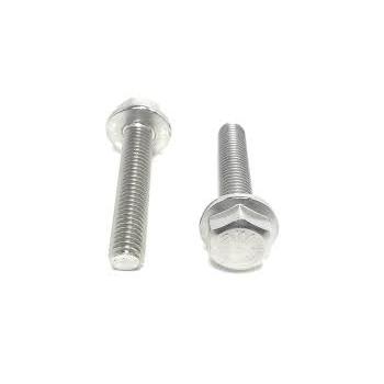 SS Nut Bolt  M8 X 100mm 304 Hex Self Lock With Washer 1Pcs