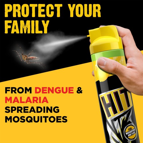 HIT Flying Insect Mosquito Fly Killer Spray Lime Fragrance 625ml