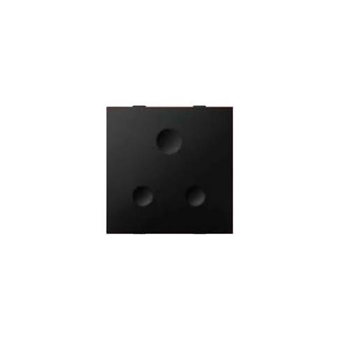 Anchor 3Pin Round Socket 65208B 6A w/o Shutter) 2 Module ISI