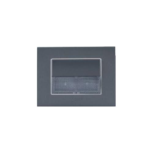 Anchor Emergency LED Light Unit 65711B-C With 3 Module Gina Plate