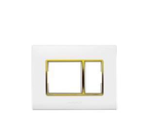 Anchor Penta 1 Module GINA PLATES 65801-G White-Gold Chrome