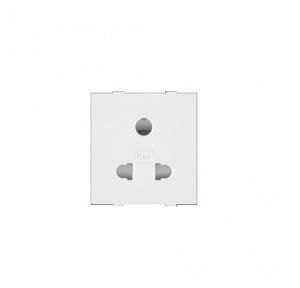 Anchor Roma Classic 10A Uni D Socket With Safety Shutter, 21113
