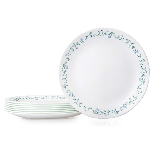 Corelle Country Cottage Floral Design Glass Full Plate 26cm