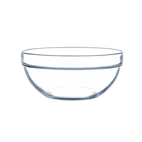Borosil Serving Glass Bowl Stackable 245ml Pack of 6