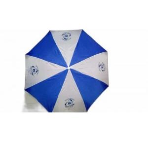 Umbrella Heavy Duty 60 Inch With Tech Logo (Color: Blue and White)
