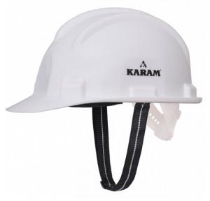 Karam PN501 White Safety Helmet With Logo