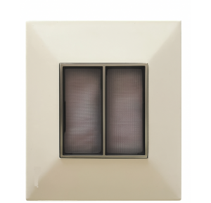 Honeywell Antiquity Metallic Front Plates W26331 Brushed Steel 1 Module