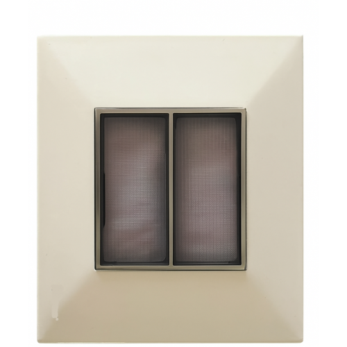 Honeywell Antiquity Metallic Front Plates W26331 Brushed Steel 1 Module