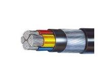 Polycab 95 Sqmm 3.5 Core Aluminium Armoured Power XLPE Cable Black 1 Mtr