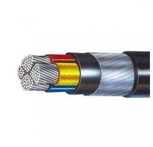 Polycab 95 Sqmm 3.5 Core Aluminium Armoured Power XLPE Cable Black 1 Mtr