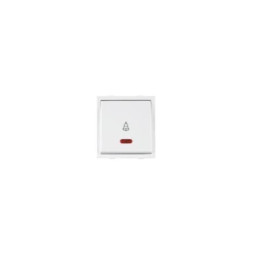 Anchor Roma Classic Flat Switch Bell Push Witch Indicator 20935 10A 2 Module White