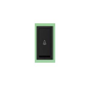 Anchor Roma Classic Flat Bell Push Switch 20924MB 10A 1 Module  Matt Black