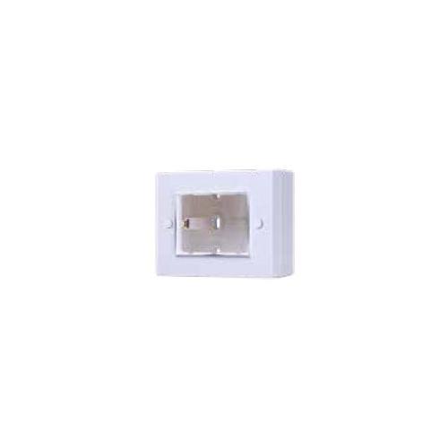 Anchor Roma Classic Surface Box With Plate 35192 2 Module (White)