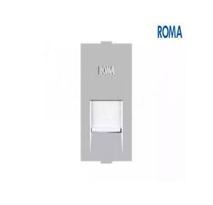 Anchor Roma Classic RJ 45 Comp.Socket Cat 5e 35752S Silver