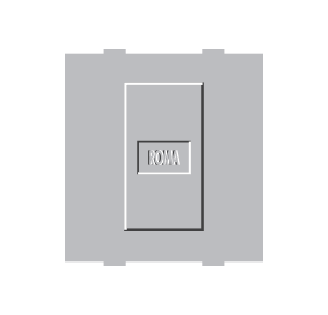 Anchor Roma Classic Blank Plate Dura 30420S Silver