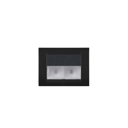 Anchor Roma Classic Foot Light LED Based (Warm Light) 22615MB 3 Module 240V Black