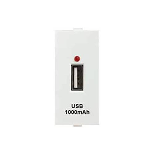 Anchor Roma Classic USB Type A Fast Charger 21207 18W 1M White
