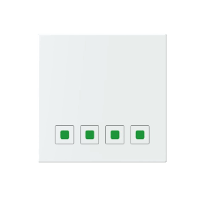 Anchor Roma Urban Modular Touch 1Way 4 Switches 71004 240V White