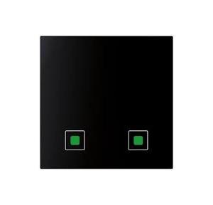 Anchor Roma Urban Modular Touch 1Way 2 Switches 71002B 400W, 240V Black