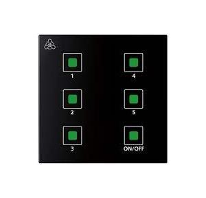 Anchor Roma Urban Modular Touch Switch Fan Regulator 71008B 100W, 240V Black