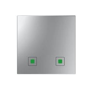 Anchor Roma Urban  Modular Touch 1Way 2 Switches 71002S 400W, 240V Silver