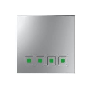 Anchor Roma Urban Modular Touch 1Way 4 Switches 71004S 400W, 240V Silver