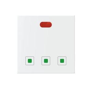 Anchor Roma Urban  Modular Touch 1Way 3 Switches With Remote 71003-RC 400W, 240V White