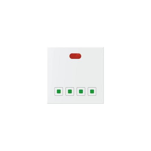 Anchor Roma Urban Modular Touch 1Way 4 Switches With Remote 71004-RC 400W, 240V White