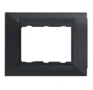 Anchor Roma Classic Tresa Solid Plate With Base Frame 18 M, 30282MB (Matt Black)