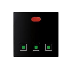 Anchor Roma Urban Modular Touch 1Way 3 Switches With Remote 71003B-RC 400W, 240V Black