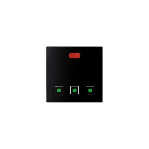 Anchor Roma Urban Modular Touch 1Way 3 Switches With Remote 71003B-RC 400W, 240V Black