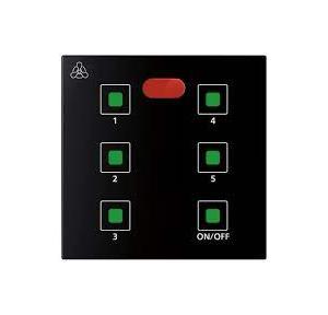 Anchor Roma Urban Modular Touch Switch With Remote Fan Regulator 71008B-RC 100W, 240V Black