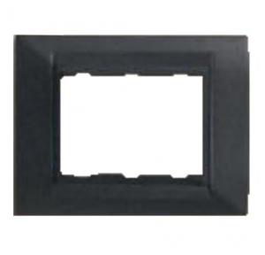 Anchor Roma Classic Tresa Vertical Solid Plate With Base Frame 8 M, 30260MB (Matt Black)