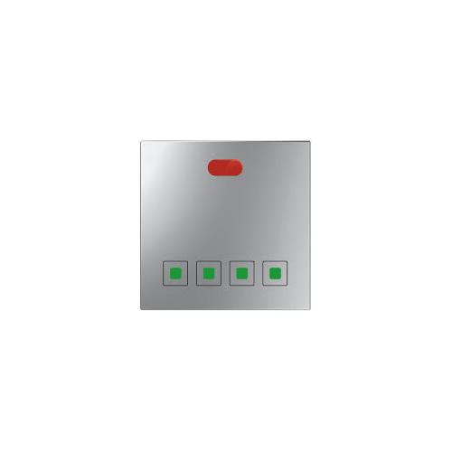 Anchor Roma Urban Modular Touch 1Way 4 Switches With Remote 71004S-RC 400W, 240V Silver
