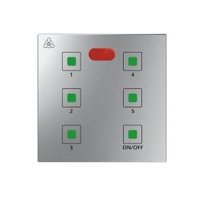 Anchor Roma Urban Modular Touch Switch With Remote Fan Regulator 71008S-RC 100W, 240V Silver