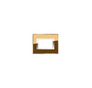 Anchor Roma Urban Cover Plate With Base Frame 66908MSC 8 Module Horizontal Starline Copper