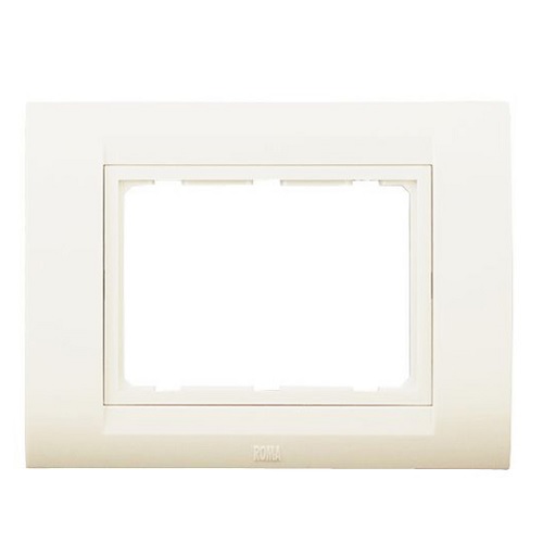 Anchor Roma Classic Tresa Solid Plate With Base Frame 18 M, 30282WH (White)