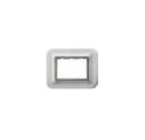 Anchor Roma Urban Hue Color Plate With Collar 66802CWH 2 Module Chrome White