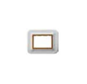 Anchor Roma Urban Hue Color Plate With Collar 66804GWH 4 Module Gold White