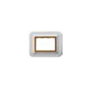 Anchor Roma Urban Hue Color Plate With Collar 66808GWH 8 Module Horizontal Gold White
