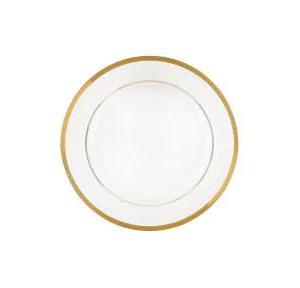 Dinner Plate Bone China With Gold Line Round 10.5 inch