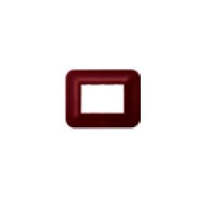 Anchor Roma Urban Hue Color Plate Without Crome Collar 66808CR 8 Module Horizontal Caramine Red Metallic