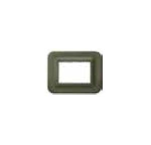 Anchor Roma Urban Hue Color Plate Without Crome Collar 66888OG 8 Module Square Olive Green Metallic