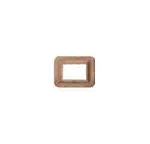 Anchor Roma Urban Hue Color Plate Without Crome Collar 66808RG 8 Module Horizontal Rose Gold Metallic