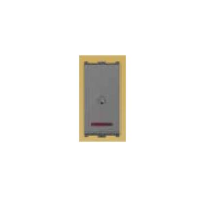 Anchor Roma Urban Bell Push Switch with Indicator 66133GB 10A 1 Module Graphite Black ISI
