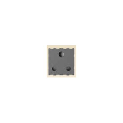 Anchor Roma Urban 3Pin Round Socket With Safety Shutter 66404GB 16A 2 Module ISI Graphite Black