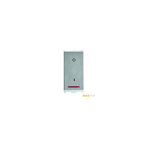 Anchor Roma Urban Power 1Way Switch with Indicator 66325S 25A SP 1 Module Silver