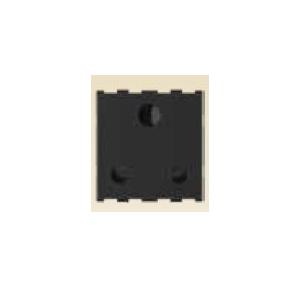 Anchor Roma Urban 3Pin Round Socket 16A, With Saftey Shutter 16A 2 Module ISI Black